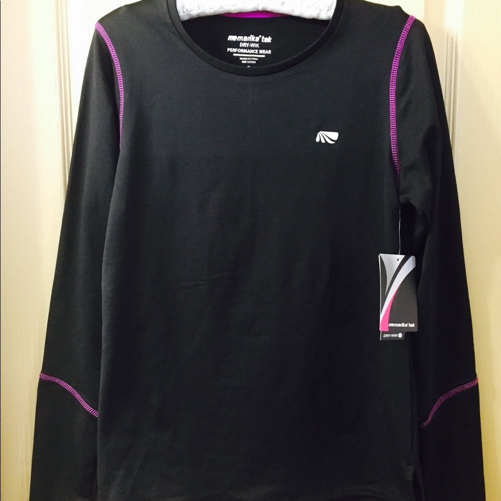 NWT Marika Long sleeve performance wear top